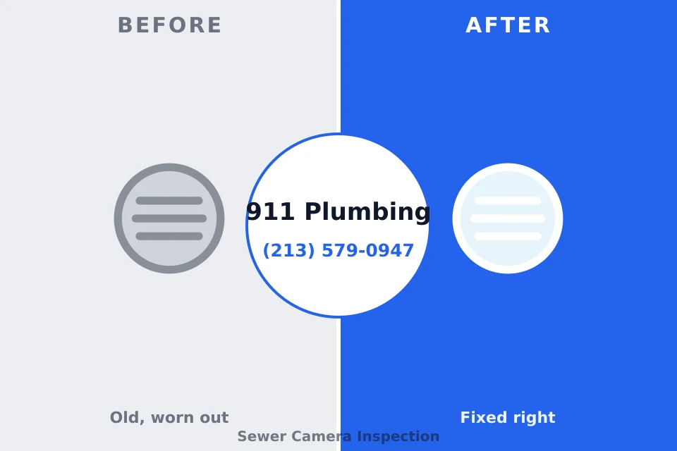 Before and after: plumbing company Big Rapids, MI